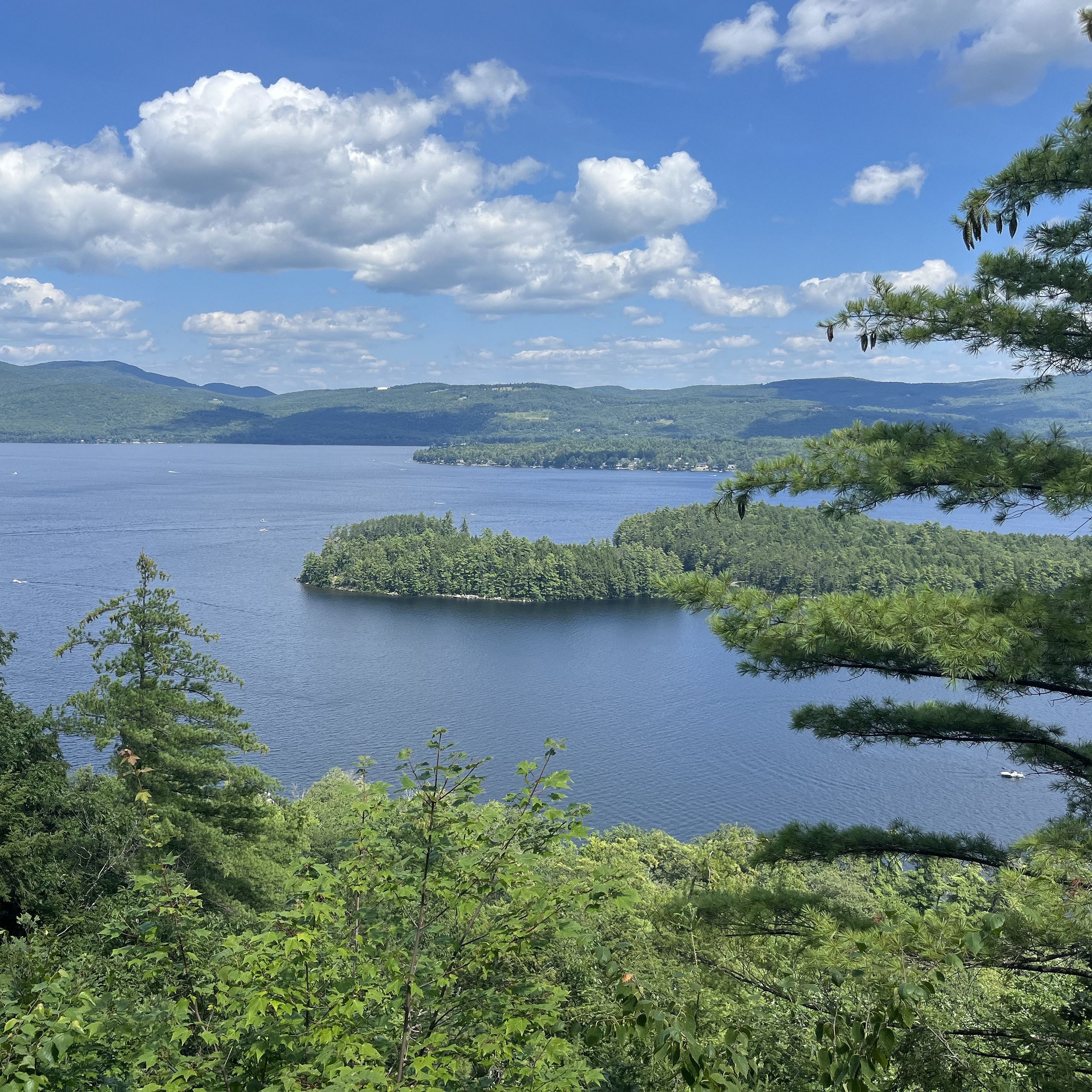 View of lake from little sugarloaf
