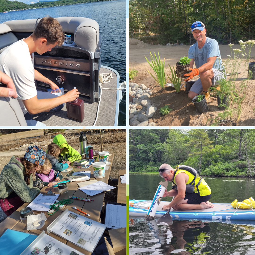 Volunteers work in many areas.