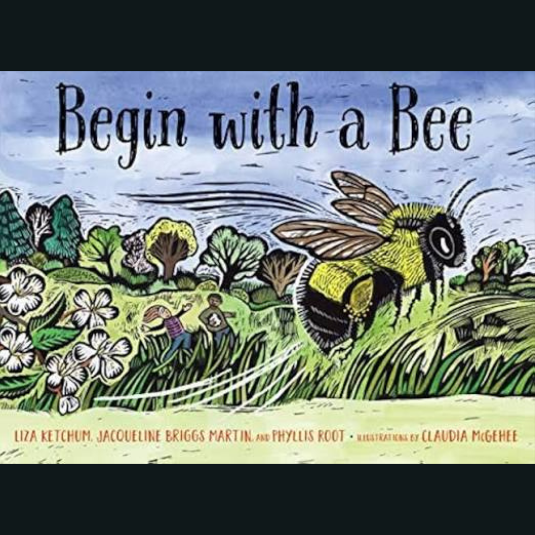 Begin with a Bee book cover.